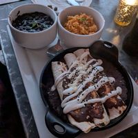 chorizo enchiladas at Bar Bombon in Philadelphia