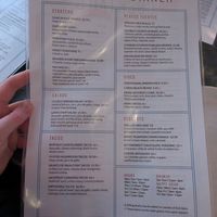 menu at Bar Bombon in Philadelphia