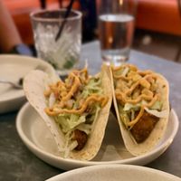 Hearts of Palm 'Fish' Tacos  at Bar Bombon in Philadelphia