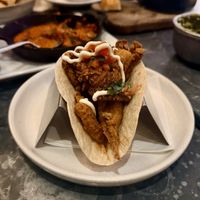 Oyster mushroom taco  at Bar Bombon in Philadelphia