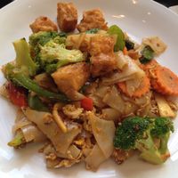 drunken noodles (also available without egg) at Mi Sen in Portland