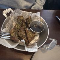 Chive cake   at Mi Sen in Portland