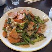 Drunken noodles w/ veggies  at Mi Sen in Portland