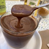 Amazing hot chocolate  at La Libelula Vegan Cafe in Fuengirola