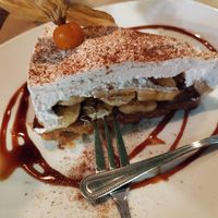Banoffee pie at La Libelula Vegan Cafe in Fuengirola