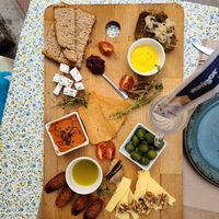 Vegan Charcuterie! at La Libelula Vegan Cafe in Fuengirola