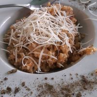 Sea and mountain rice at La Libelula Vegan Cafe in Fuengirola