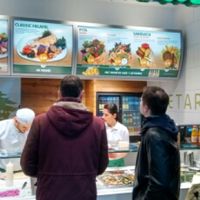 vegan options at Boussi Falafel - Mall of Berlin in Berlin