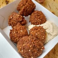 falafel meal at Boussi Falafel - Mall of Berlin in Berlin