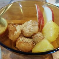 Delicious rice fritters at En.Gawa in Tsu