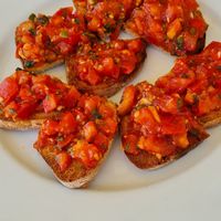 Bruschetta at Manifattura Di Gelato in Calheta