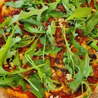 Pizza Vegan at Manifattura Di Gelato in Calheta