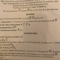 Auszug aus dem Menü  at Manifattura Di Gelato in Calheta