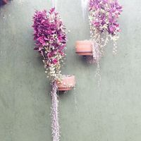 Beautiful wall decorations 💜 at Recaudo in San Andres Cholula