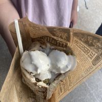 falafel pita  at Falafel Vegano - Food Stall in Barcelona