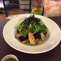 mushroom salad   at Veggie Bean in Koh Samui