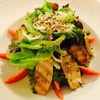 Mushroom with wasabi at Veggie Bean in Koh Samui