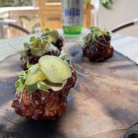 Guava bbq wings  at Full Bloom in Miami Beach
