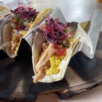 Breakfast tacos  at Full Bloom in Miami Beach