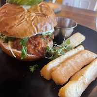 Buffalo cauliflower sandwich   at Full Bloom in Miami Beach
