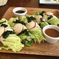 raw rolls .. yammi  at Full Bloom in Miami Beach