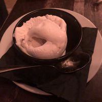 GELATO (2 SCOOPS) soy milk coconut flavor  at Full Bloom in Miami Beach