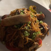 Manchurian noodles   at Full Bloom in Miami Beach