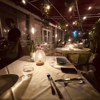 Real Ambiance outside dining  #Veganuary at Full Bloom in Miami Beach