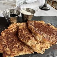Brunch - tiramisu pancakes  at Full Bloom in Miami Beach