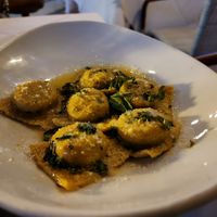 Ravioli Della Casa herbs butter at Full Bloom in Miami Beach