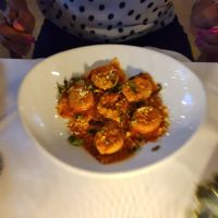 Ravioli Della Casa marinara sauce at Full Bloom in Miami Beach