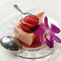 Strawberry cheesecake at Full Bloom in Miami Beach