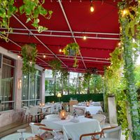 Decor outside at Full Bloom in Miami Beach