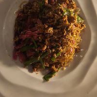 Raw curry kelp noodles at Full Bloom in Miami Beach