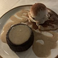 Caramel molten lava cake  at Full Bloom in Miami Beach