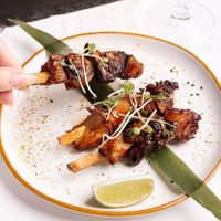 lions mane skewers   at Full Bloom in Miami Beach