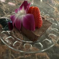 Chocolate ganache pie at Full Bloom in Miami Beach