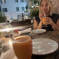 Cold pressed fresh juice   at Full Bloom in Miami Beach