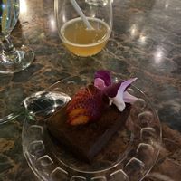 Chocolate cake, delicious   at Full Bloom in Miami Beach