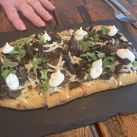 Mushroom flatbreadd  at Full Bloom in Miami Beach