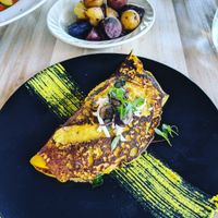 Vegan Omlette w/ Potatoes at Full Bloom in Miami Beach