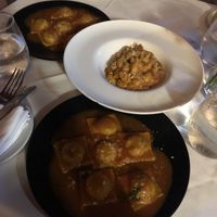 Gnocchis and ravioli  at Full Bloom in Miami Beach