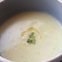 Special of the day soup  at Full Bloom in Miami Beach