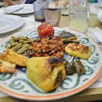 Vegan plate at Kaldrma in Bar