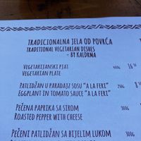 vegan plate / 16,50  at Kaldrma in Bar