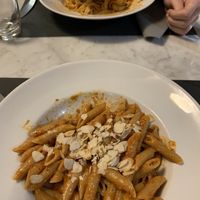 Pasta with pesto   at Pasta and Social in Rome