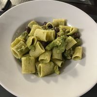 Broccoli pine nuts olives   at Pasta and Social in Rome