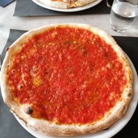Marinara pizza at Pasta and Social in Rome