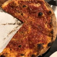 Marinara pizza at Pasta and Social in Rome