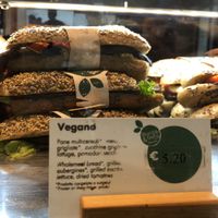 Vegan sandwiches  at Moka Bar and Snack in Rome